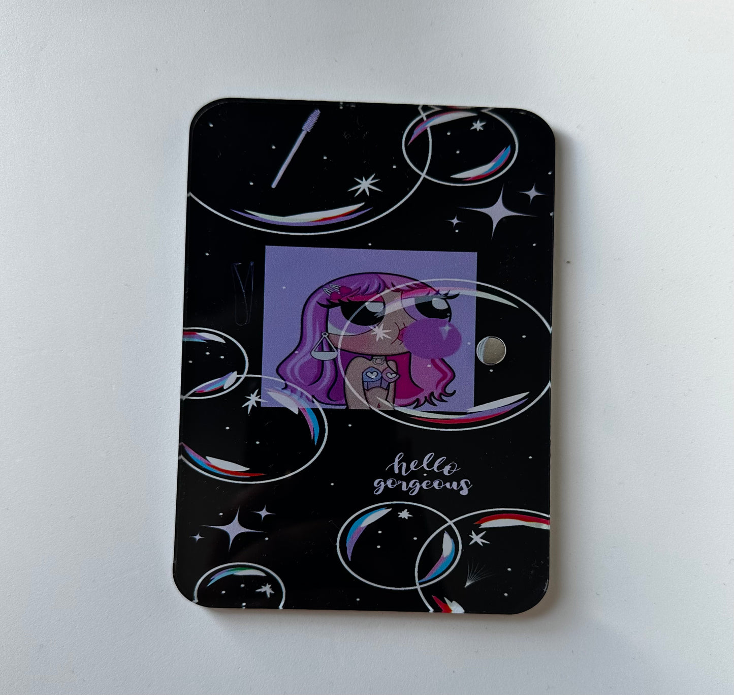 Aesthetic Purple Power Puff Lash Tile