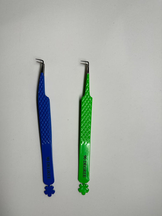 90 Degree Fiber Tip Tweezers