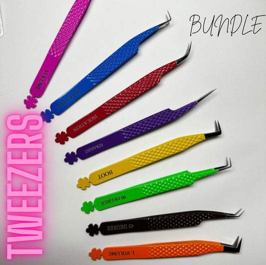 Fiber Tip Tweezers (10pcs)