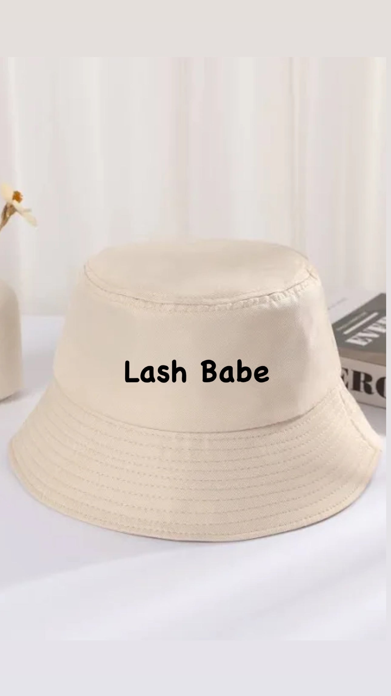 Lash Babe Nude Brown Bucket Hat 🤎